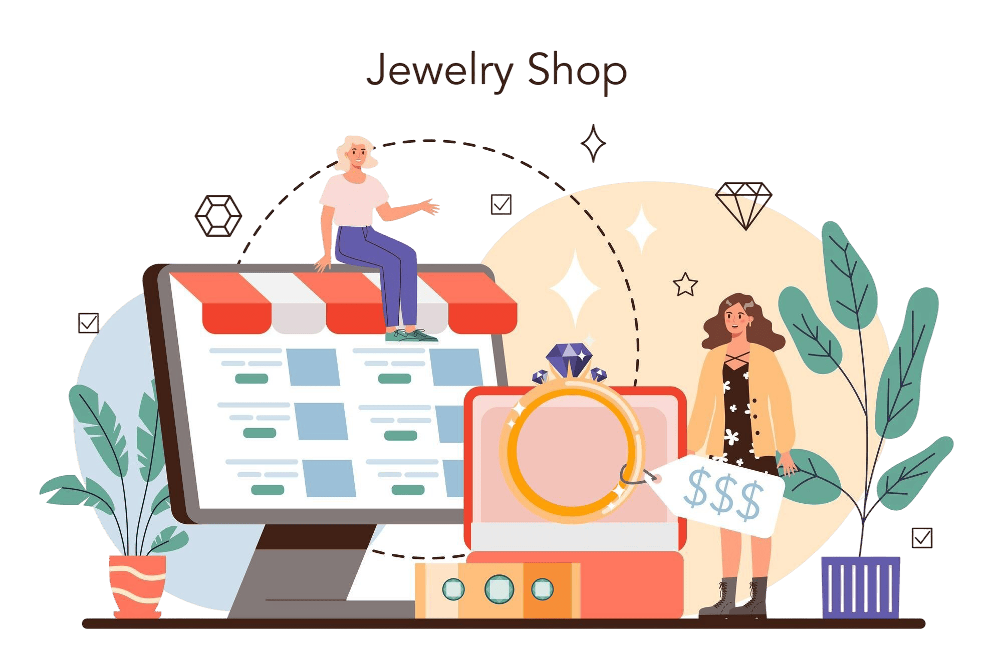jewellery website design - WebCoodee